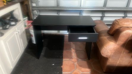 Black desk