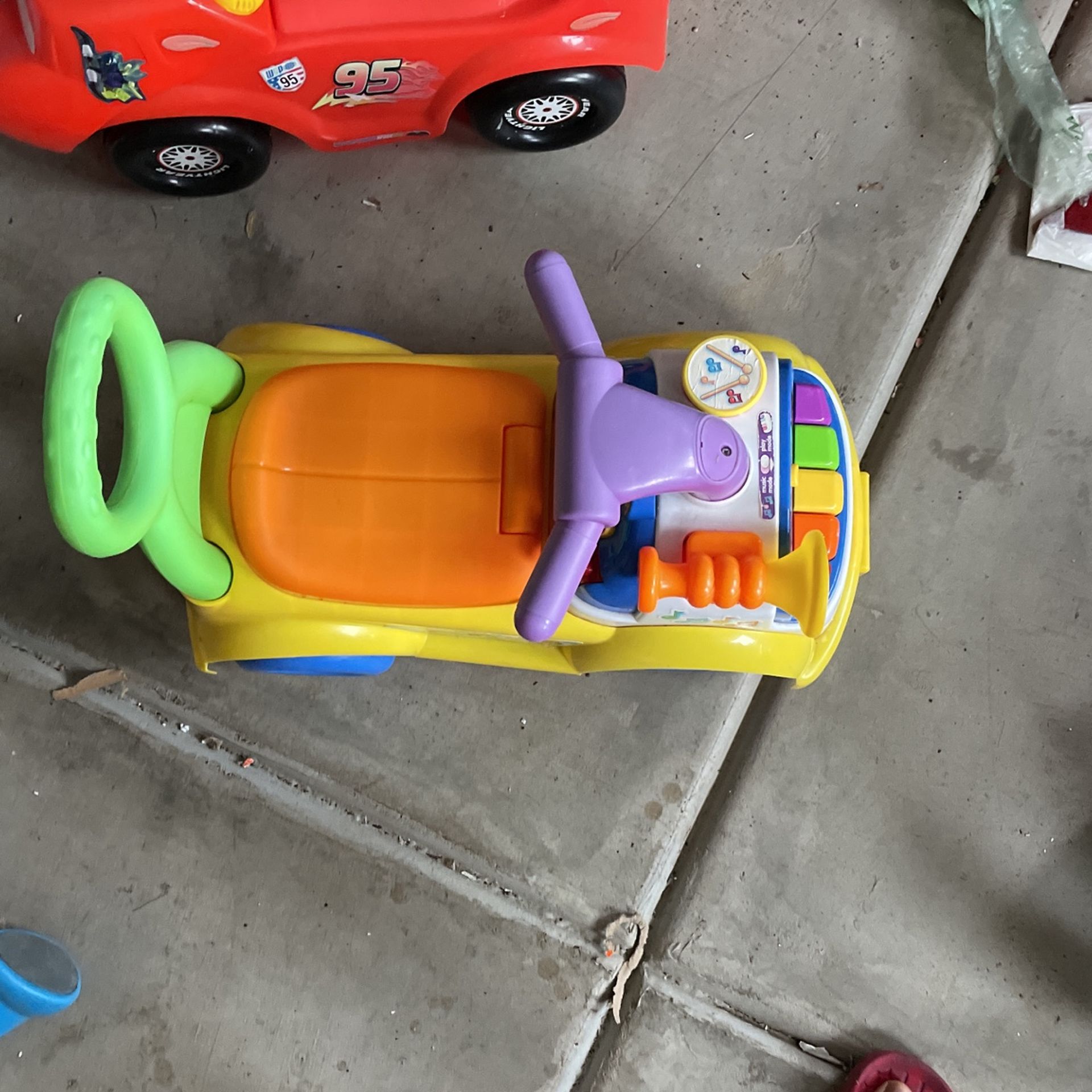 Toddler 4 Wheel Musical Bike