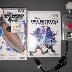 Epic Mickey The Power Of 2  For Nintendo Wii And Wii U .Equipment Is In Great Condition.