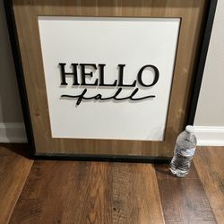 Hello Fall Frame 