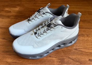 Men Size 13 Walking Running Shoes Maximum Cushion Men’s Grey Gray