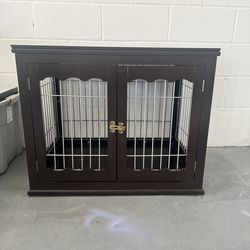 Wood Dog Crate