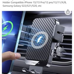 wireless car charger 15W fast charging phone mount holder