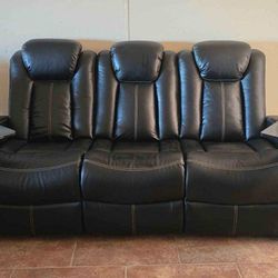 Leather Couch 