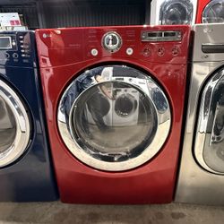 LG Red Gas Dryer 