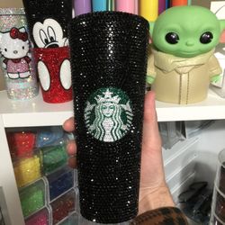 New Starbucks Rhinestoned Cup