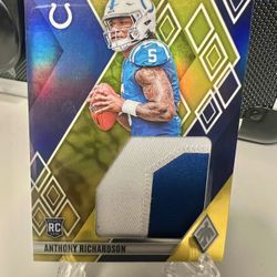 Anthony Richardson Colts 2023 Phoenix Yellow Gold 2 Color Jersey #/50