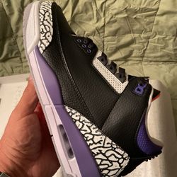 Jordan 3s  “Court  Purple “