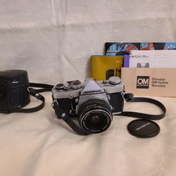 OLYMPUS OM-1 ND SLR Film Camera + F.Zuiko Auto-S 35mm f/2.8 Lens JAPAN EXCELLENT