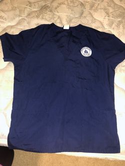 Morton college nursing top scrub size small