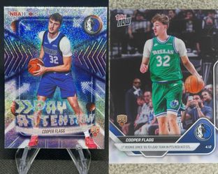 2025-26 Topps NBA Hoops Pay Attention Pixel Burst Rookie
+ 2025-26 Topps Now Rookie #253
