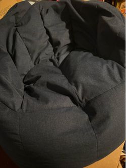 bean bag dark blue