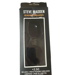 Steve Madden Reading Sunglasses Flat Black 