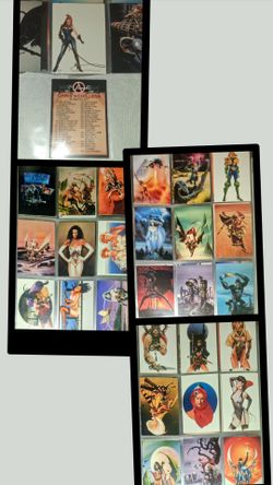 1994 Chris Achilleos 30 Trading Card Set with Checklist