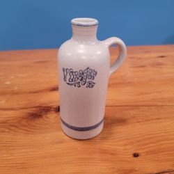 Pfaltzgraff Yorktowne Stoneware Vinegar Cruet Bottle - Vintage, Made in the USA