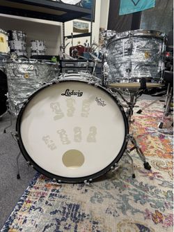 Ludwig Sky Blue Pearl 1960’s Drum Set