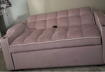 Pink couch