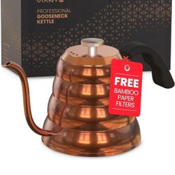 Kettle with Thermometer for Drip Coffee and Tea.