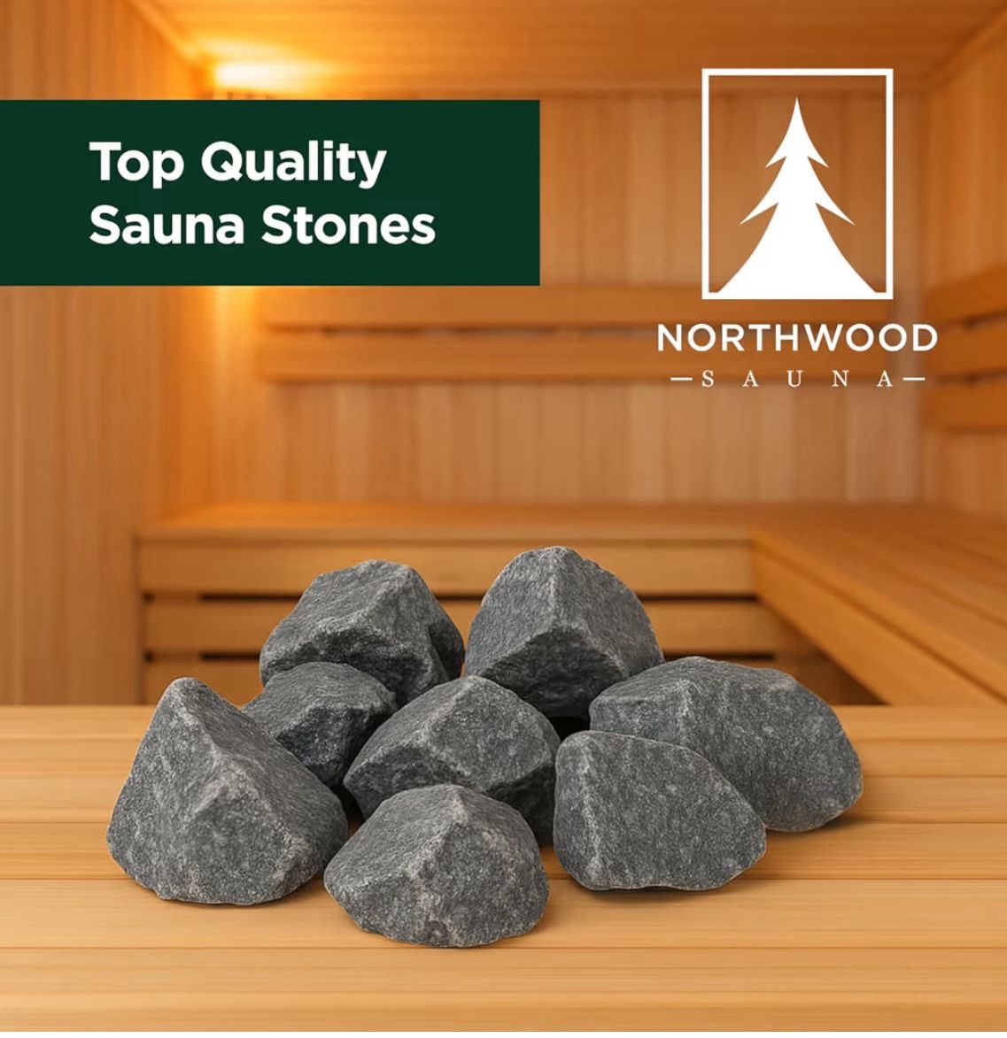 Northwood Sauna Stones – 45lb Box (New & Sealed) My Mistake = Your Gain!