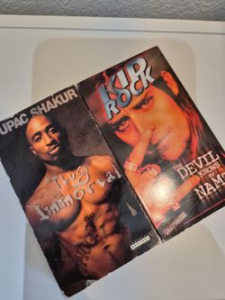 2Pac & Kid Rock VHS Lot of 2
