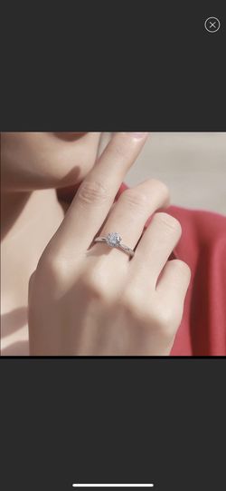  Moissante Diamond Engagement ring 