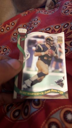 Kurt Warner St. Louis Rams Crown Royale Football Card