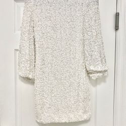 NEW White Sequin Dress