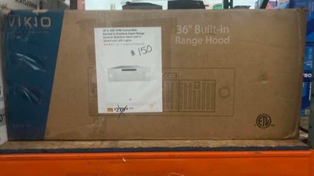 36in Convertible Insert Range Hood