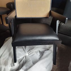 Cane Dining Or Reading Chair New