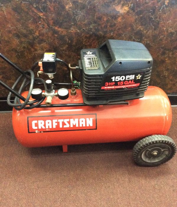 Craftsman 15 gal, 3hp, air compressor model 919.167241 for Sale in La