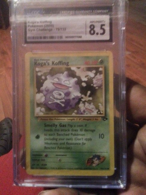 Pokemon 2000 Koga's Koffin Gym Challenge Card - www.rajagirimanappuram.com