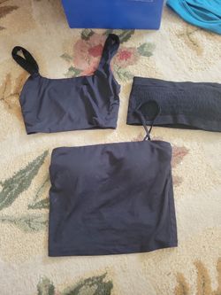 Three Black Tops Size XS