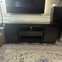 Garrett Dark Tone TV Console Table 