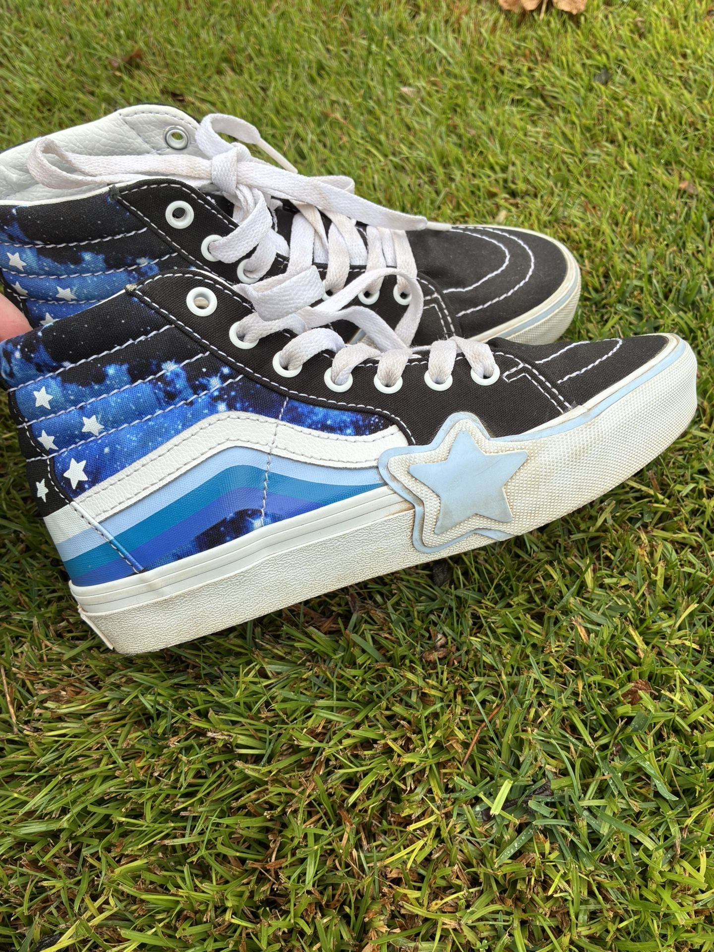 Kids Hi-Top Rainbow Star Vans ⭐️ 
