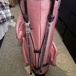 Pink golf bag like new