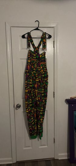 Mardi Gras overalls