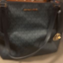 Navy Michael Kors Purse