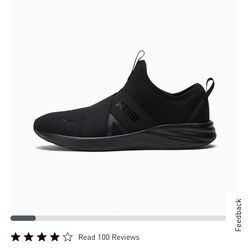 Black Puma women's shoes