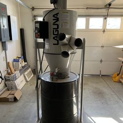 Laguna 3hp 4 inch low pressure high valume dust collector