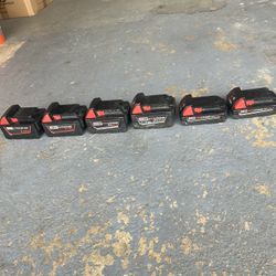 Batteries M18 Milwaukee 