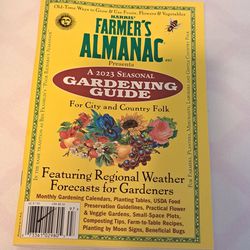Farmer's Almanac 2023 Seasonal Gardening Guide NEW!