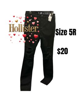 Hollister Black Ripped Jeans Size 5R new 💕💕091126 4