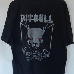Pitbull motorcycles Tshirt Size 2xl 