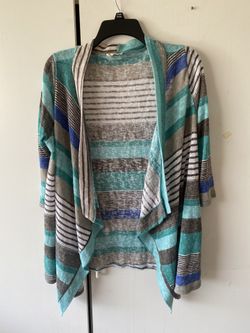 Striped Cardigan size L