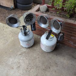 2 10k BTU Mr Heaters