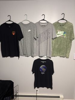 BUNDLE 5pc Nike Legend Running Training VTG Y2K NSW DriFit Mens Sz L-XL Shirts