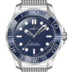 Invicta Pro Diver 45981 Mens 48mm Black Dial Quartz Stainless Steel Watch