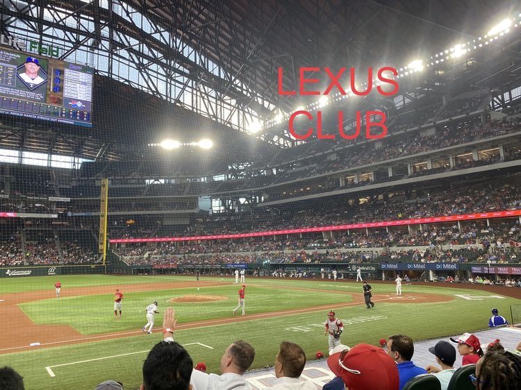 Thursday 4 27 2 Tickets Yankees Vs Rangers Lexus Club Vip Parking For In Arlington Tx Offerup