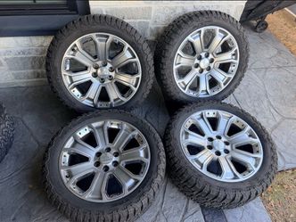 22’ Denali Yukon Suburban Tahoe Silverado Sierra Wheels 6 Lug On 33s