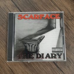 Scarface "The Diary" compact disc CD 